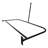 Aluminum 61" D-Shape Fixed Shower Curtain Rod-54491009