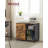 Lateral File Cabinet With 3 Drawers And Open Shelves, Mobile Office Storage Solution For Printer, Files, And Supplies