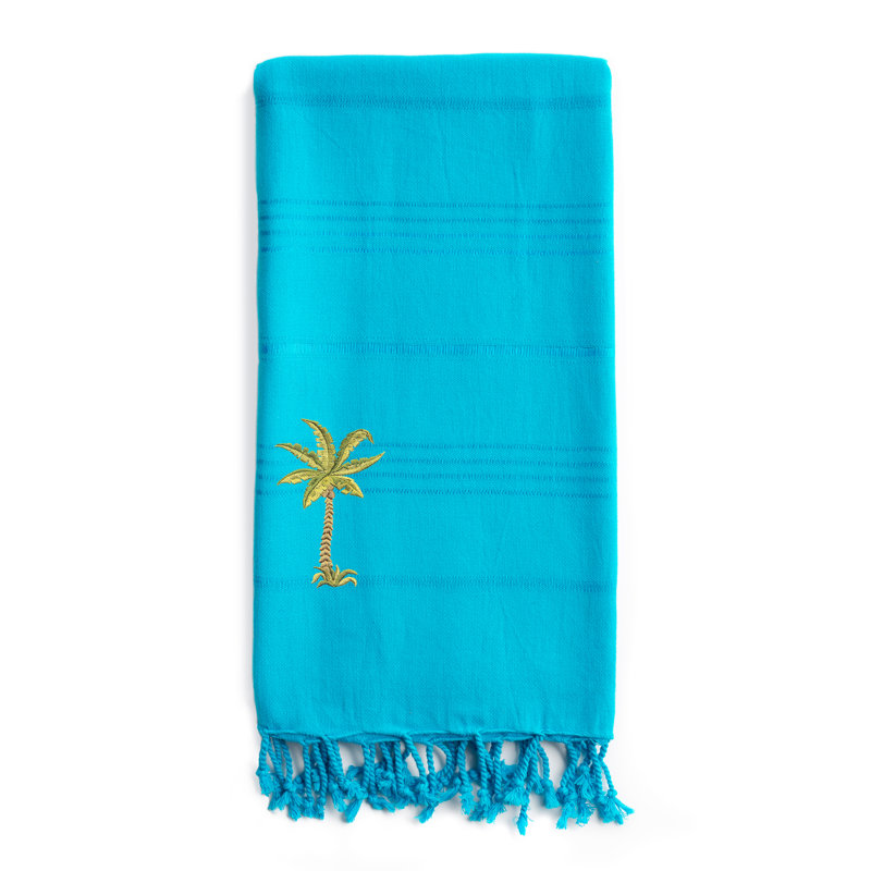 Serviette de plage Summer Fun Breezy Pestemal, Turquoise