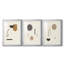 Marbré blanc I - reproduction encadrée sur mesure de qualité supérieure mate - 3 pièces-226773731-226773733