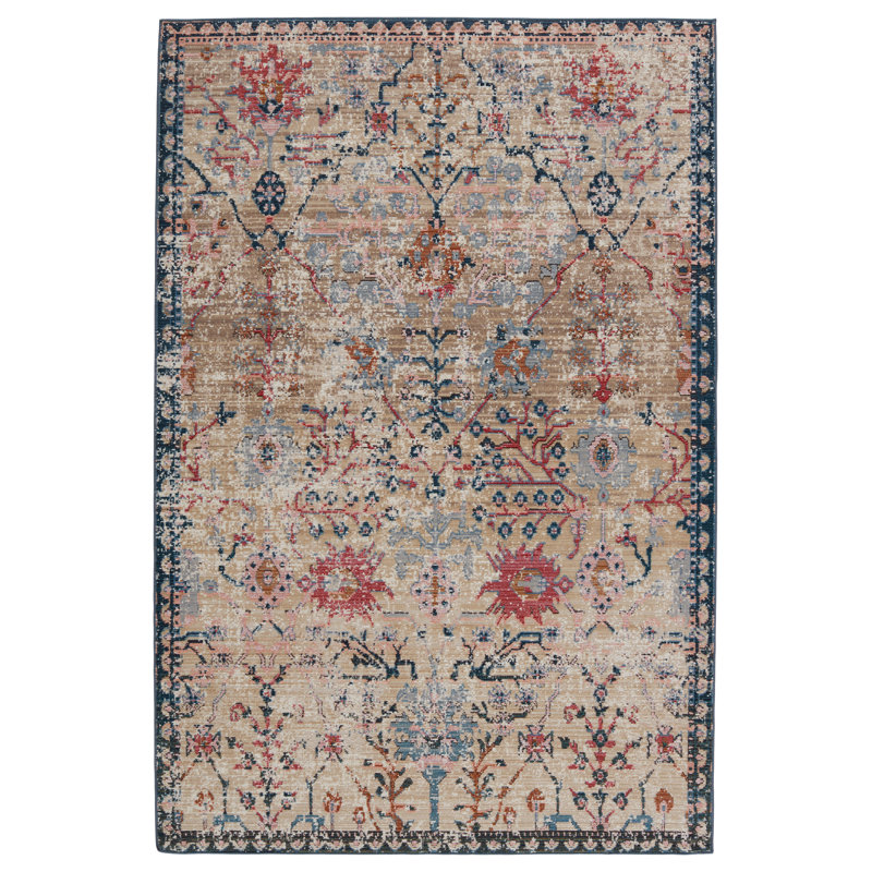 Forand Oriental Indoor / Outdoor Rug, Rectangle 8' x 10'