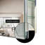 Armoire à pharmacie à double porte en aluminium pour salle de bain