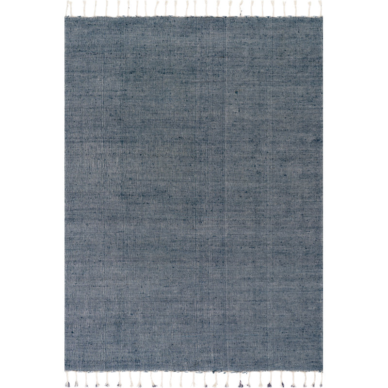 Lioro Plaid Handmade Cotton Rug, Rectangle 8' x 10'