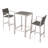 Royalston 2 - Person Wicker Patio Dining Set with Square Table