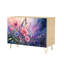Buffet Buffet avec rangement Bouquet d'aquarelle dégradé de fleurs sauvages lavande avec 2 portes pour le salon et la cuisine