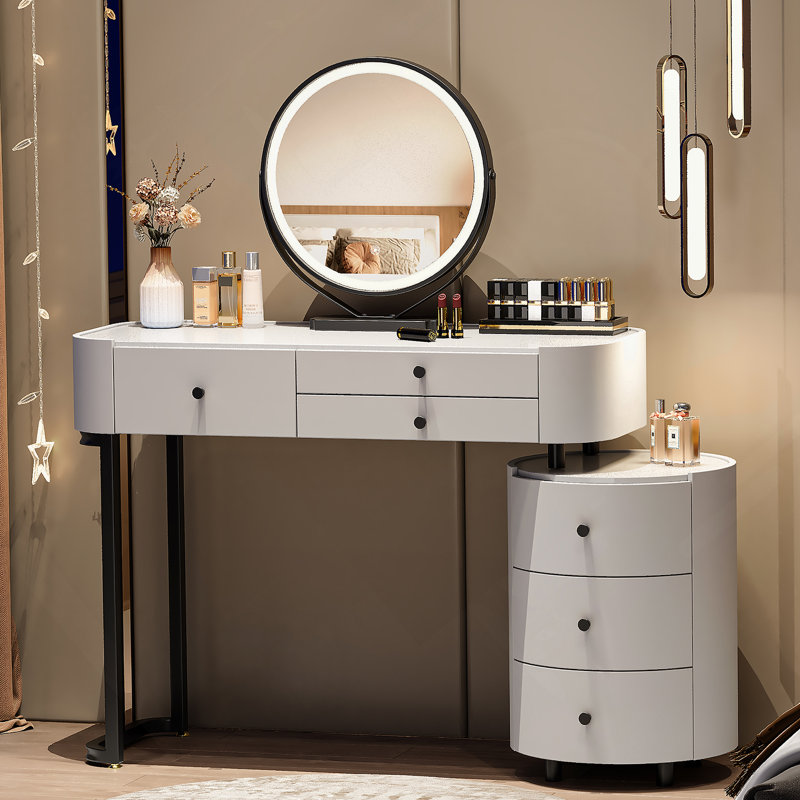 Coiffeuse moderne avec miroir amovible