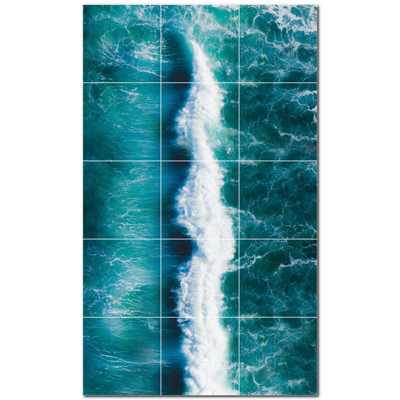 Vagues photo 4,25 x 4,25
