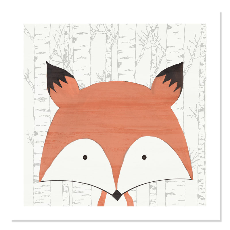 Impression sur papier Woodland Friends, H 31 po x l 31 po x P 1 po