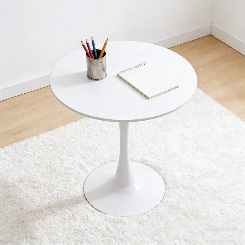Table basse moderne ronde 31,5 po pour le salon