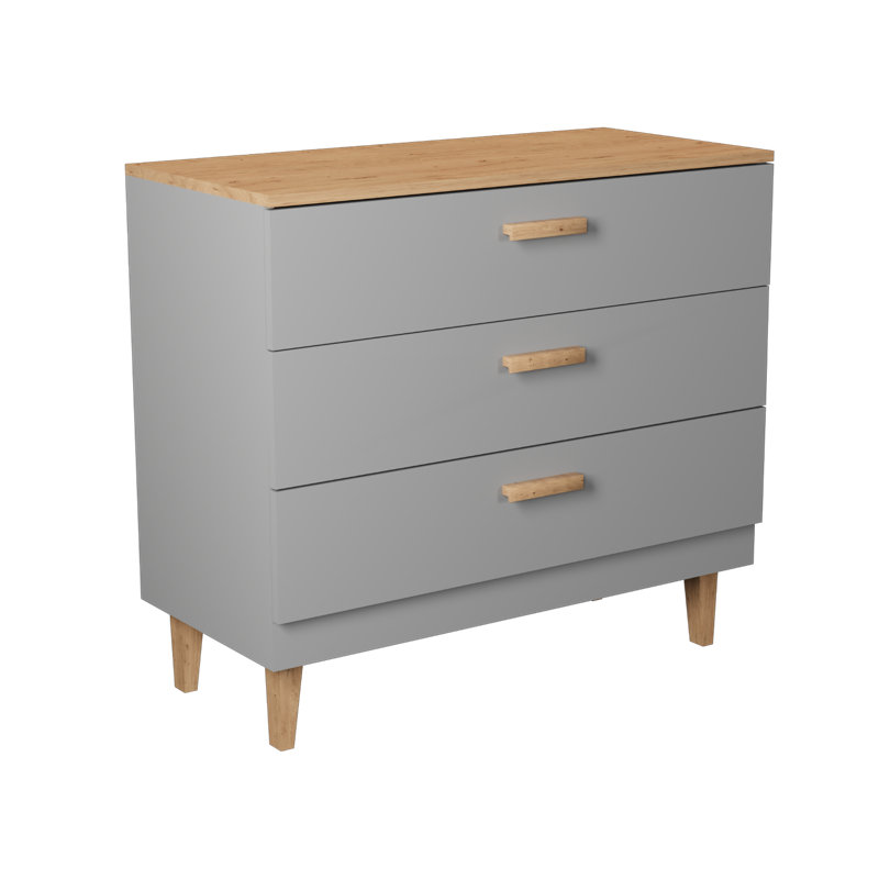 Amirah 100cm Sideboard, Grey/Brown