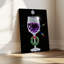 Verre à vin, art mural sur toile-198488646