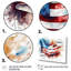 «Waving American Flag», reproduction sur toile-2077873801-2077873793