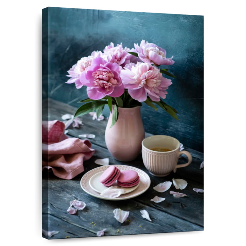 Harnek Tea Time Peonies, 12" H x 8" W