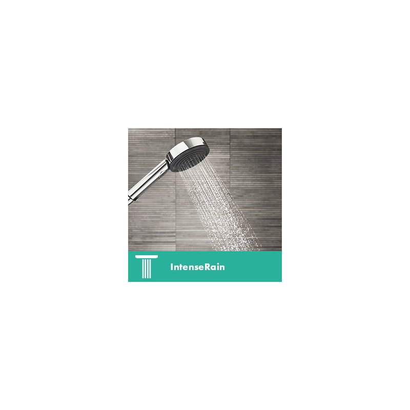 hansgrohe Pulsify S Wallbar Set 105 3-Jet, 1.75 GPM, Matte Black
