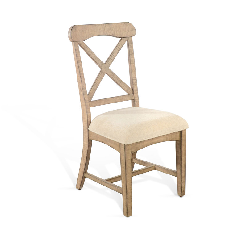 Eyon 18'' H Upholstered Side Chair, Beach Pebble