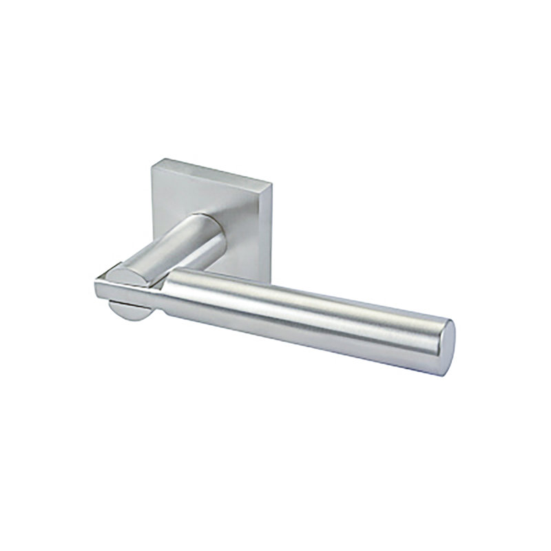 Ensemble d'intimité Alpine avec levier carré Alpine Rose 63, Acier inoxydable satiné, 2.75"