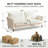 81" Mid-Century Modern Linen Upholstered Sofa-1633867448