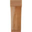 Attelle de genou impériale brute, l 4 po x P 8 po x H 12 po, cèdre rouge de l'Ouest-87149206-31229277-29309856