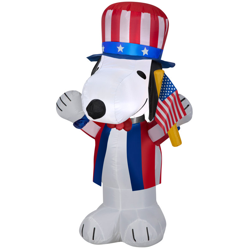 Peanuts Patriotic Snoopy Inflatable