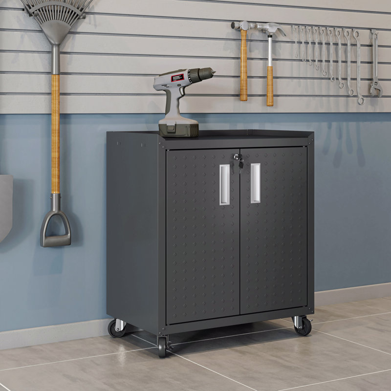 Armoire de garage 30 po, Noir