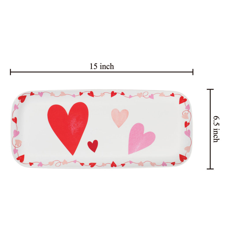 2-Piece Valentine 15" Tray