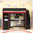 Loft Bed with Desk, LED Lights, Storage Locker, Shelves and Wardrobe-482088464