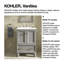 Base de meuble-lavabo simple 24 po Damask®-1769988578