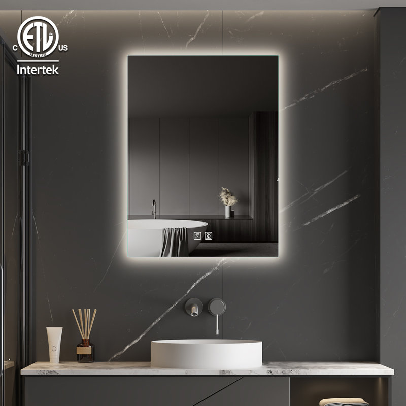 Miroir mural sans cadre Naliyah, 24 po x 30 po