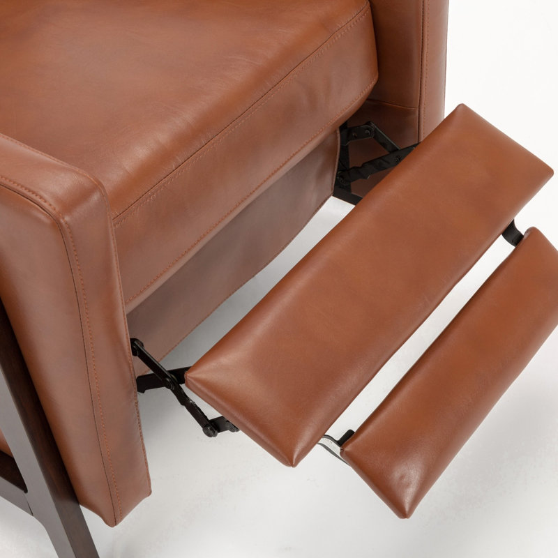 Fauteuil inclinable par pression, Caramel
