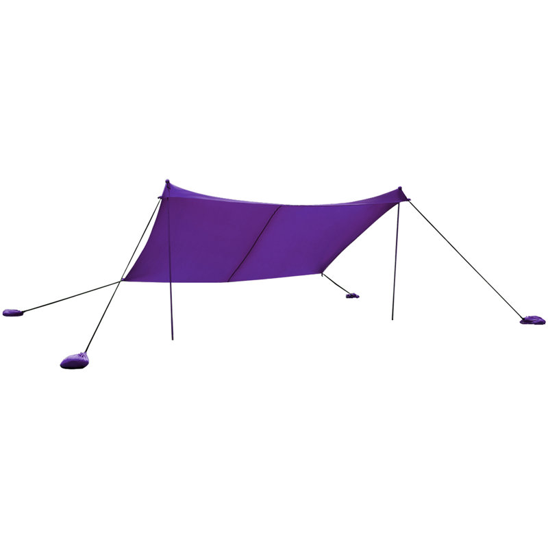 Tente portable avec sac de transport, Mauve