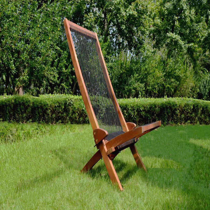 Chaise pliante en bois