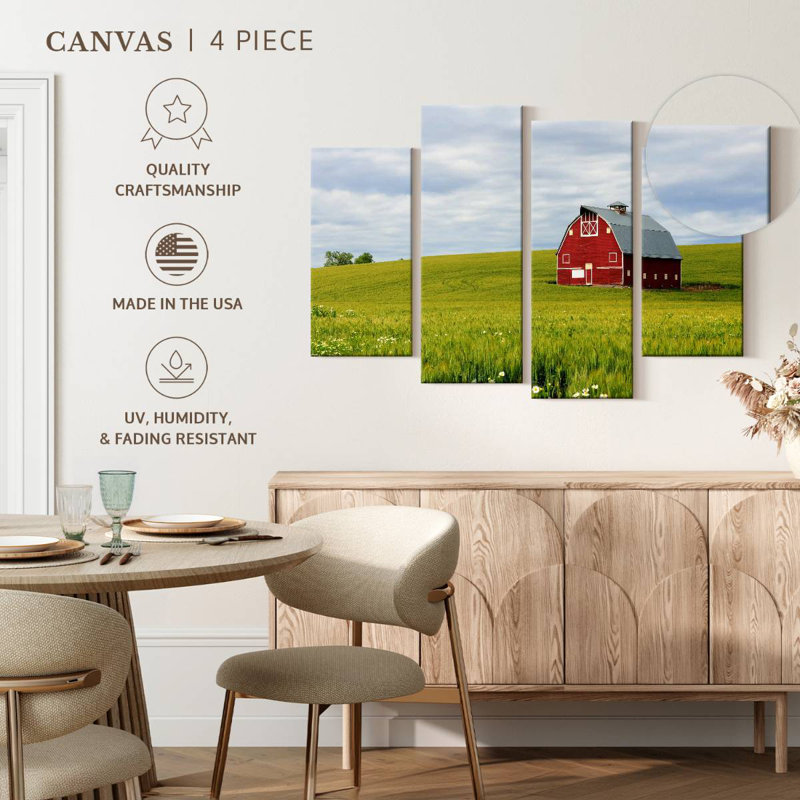 Lilie Palouse Farm Barn, 27" H x 43" W