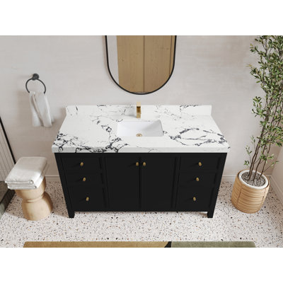 Chicago 60'' Single Bathroom Vanity with Top