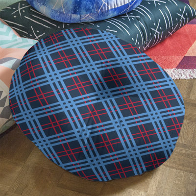 New York Fly Football Luxury Round Pillow Cover & Insert