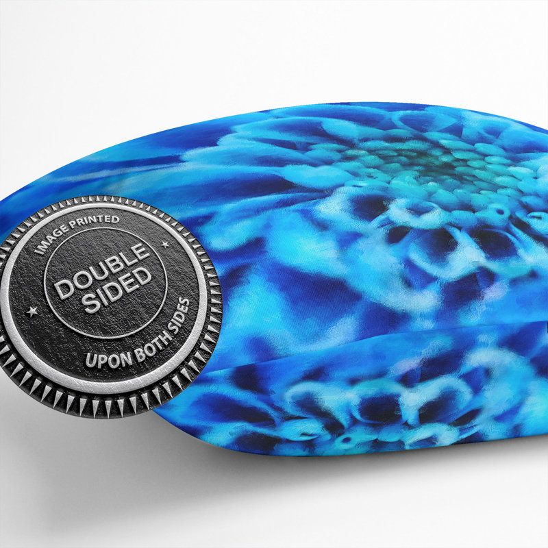 Floral Square Throw Cushion, 40cm H x 40cm W x 15cm D