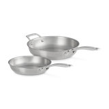 Le Creuset Essential Stainless Steel 2Pc. Frypan Set