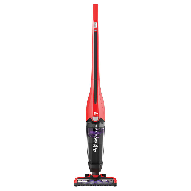 Black + Decker Bagless Air Swivel Upright Vacuum, Red