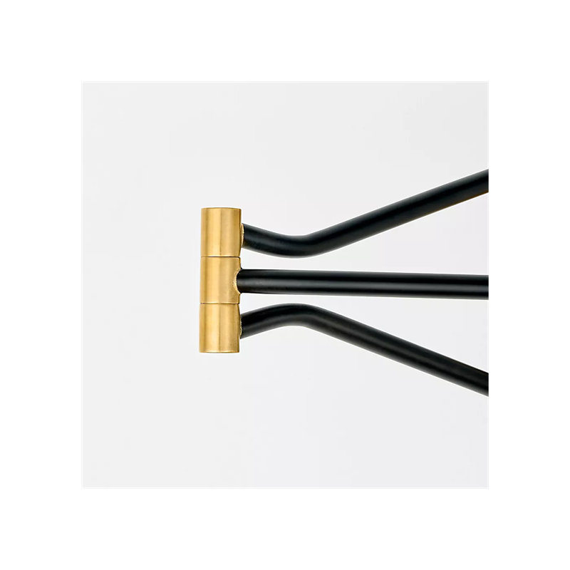 AERIN Keil Swing Arm Wall Light, Black