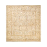 Classic One-of-a-Kind 6' 1" x 6' 5" Hand Knotted Area Rug