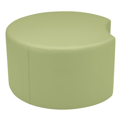 Learniture Structured Crescent Stool -Flexible Modular Collaborative Soft Seating For Office, Home, Lounge And School Classrooms With Durable Frame 1014N