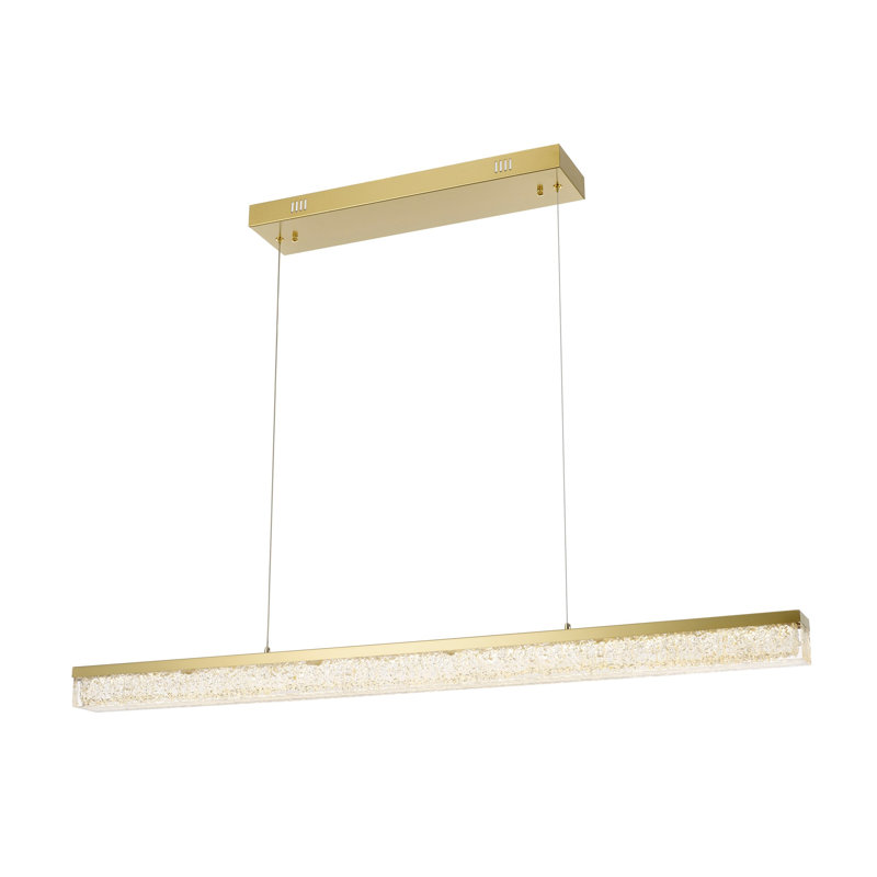 Luminaire suspendu, 3" H x 47.2" W x 3" D