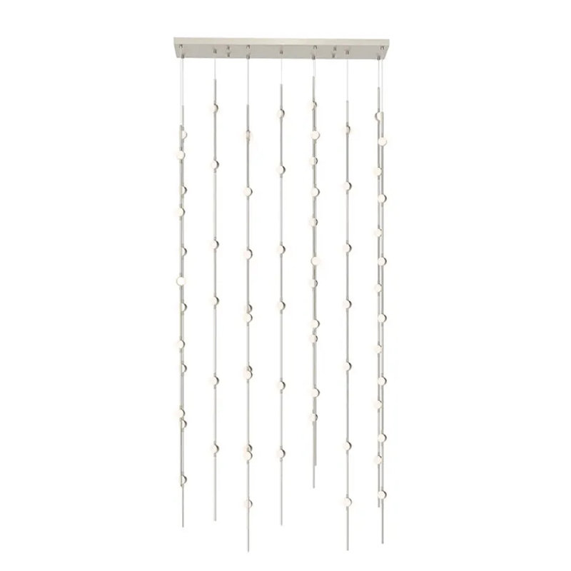 Constellation 69 - Light LED Pendant, 100 V, 3000K, Satin Brass/Clear