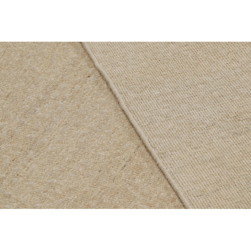 Rug & Kilim's Oversized Contemporary Textural Solid Rug In Beige Tones