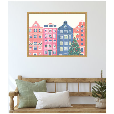 Festive Home by Lilian Framed Canvas Wall Art Print