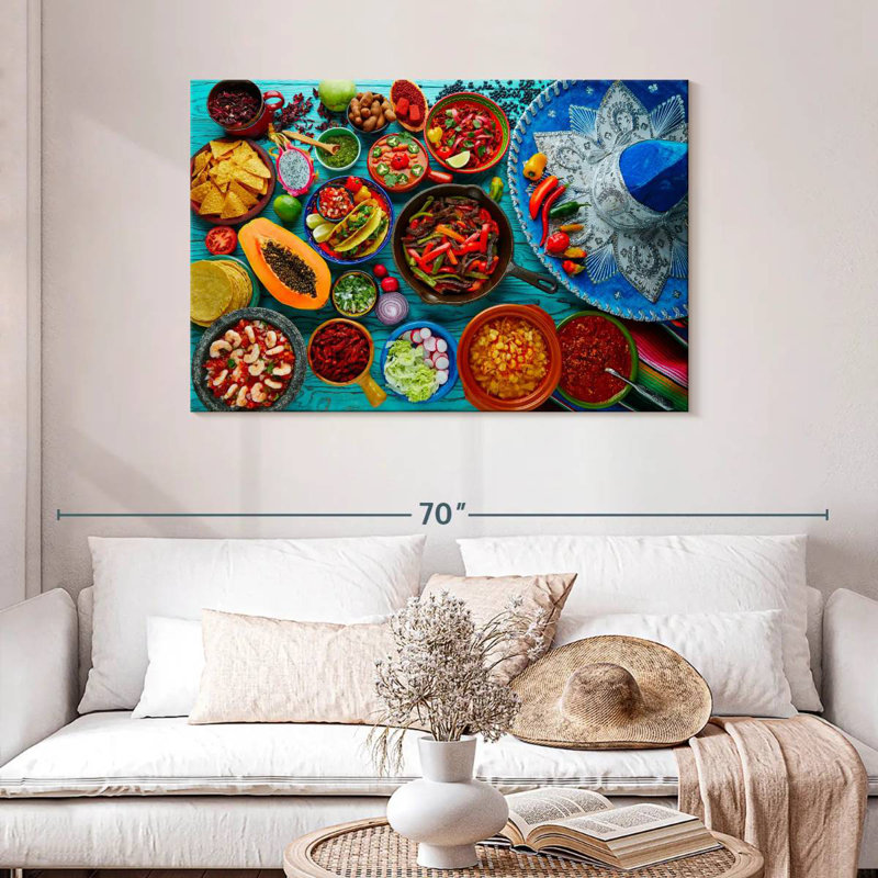 Plats mexicains Yarlin, H 30 po x l 45 po