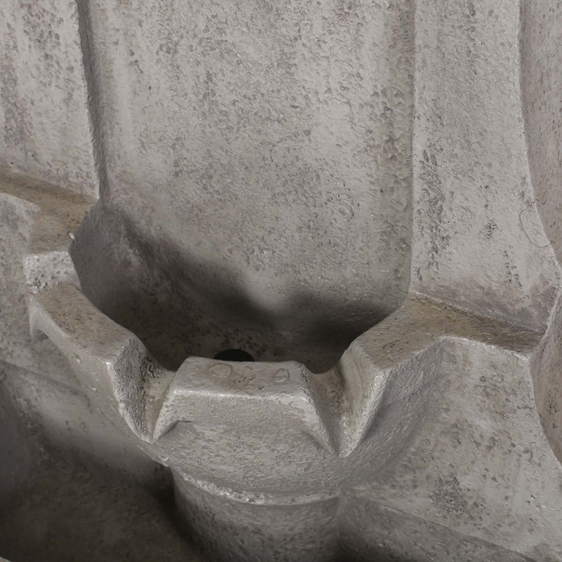 Fontaine d'extérieur 34,5 "haute Duffy, fontaine de plancher résistante aux intempéries