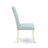 5 Piece Dining Table Set Includes a Rectangle Kitchen Table with Dropleaf and 4 Baby Blue Linen Fabric Upholstered Chairs, Linen White-1412822559-1424281427-1429804134