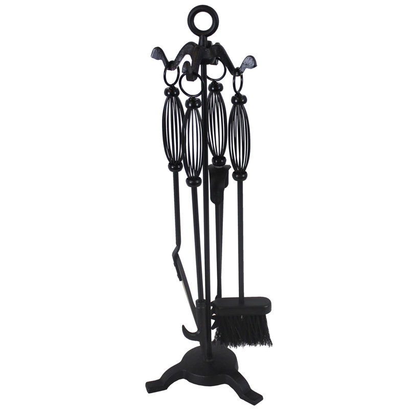 Iron Fireplace Tool Set