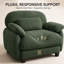 Causeuse modulaire en chenille 2 pièces avec sièges profonds, coussins lombaires et coussins à ressorts Sarvis-1204715359