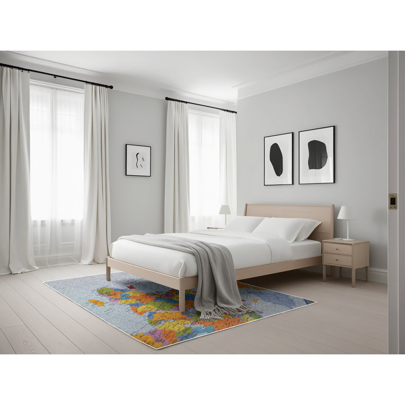 Tapis jaune map, Rectangle 5 pi x 7 pi